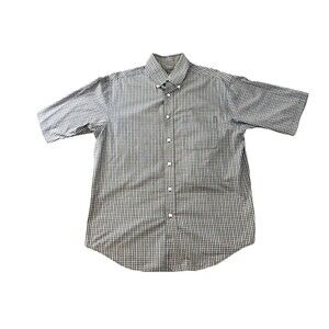Roundtree &Yorke Classics Button Down  Shirt Men’s Gray Medium Normcore